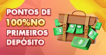 100% de bônus nos primeiros depósitos